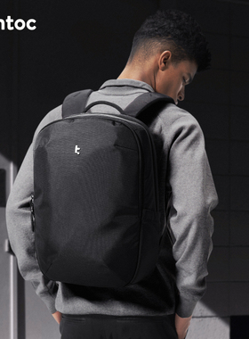 tomtoc双肩包大容量男电脑包休闲商务通勤弹道尼龙双肩背包T65S1