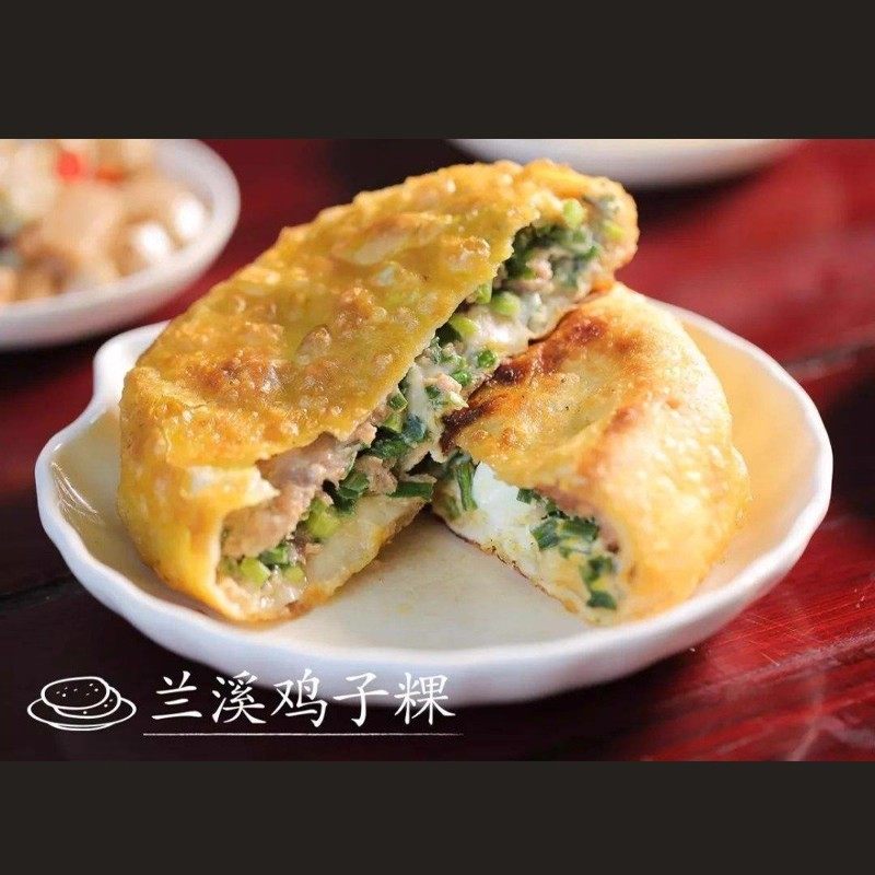 正宗兰溪鸡子馃浙江名小吃兰溪特产游埠美食鸡子粿鸡蛋饼董大双