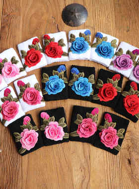 云南民族风绣花运动饰品手腕套