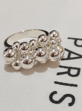 圆球韩国葡萄串珠S925纯银气质