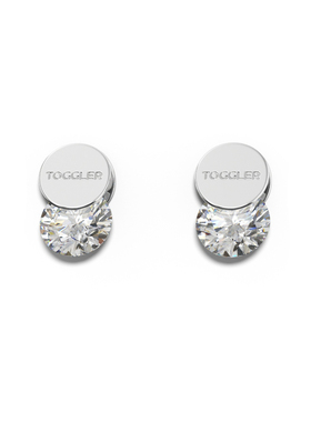 TOGGLER DAILY 经典系列 原创晃动宝石925银镀金耳钉耳夹通勤百搭