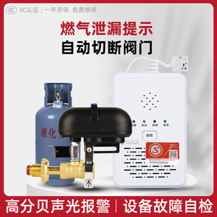 自动切断阀煤气液化气天然气家用切断商用泄漏探测仪 燃气报警器