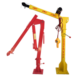 晟雕车载吊机汽车吊机12v24v车用吊运机电动绞盘微型葫芦车用吊机