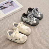 儿童德训鞋 6岁3 儿童小白鞋 休闲小童板鞋 2025秋冬新款 加绒阿甘鞋