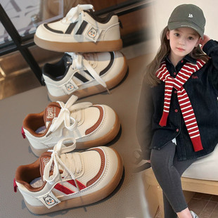 春季皮面透气老爹鞋儿童德训鞋1-5岁半2小孩宝宝鞋单鞋3小童潮鞋4