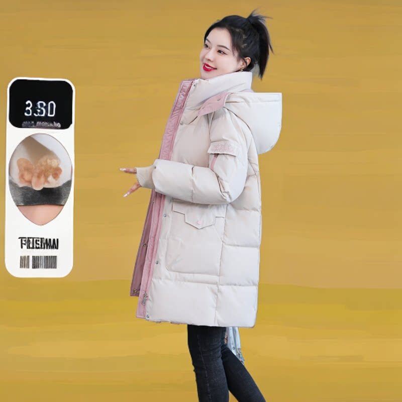 羽绒服女中长款2026年冬季外套潮
