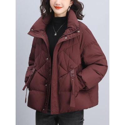 中年妈妈羽绒服冬装2025新款冬季短款时尚洋气小个子加厚保暖外套