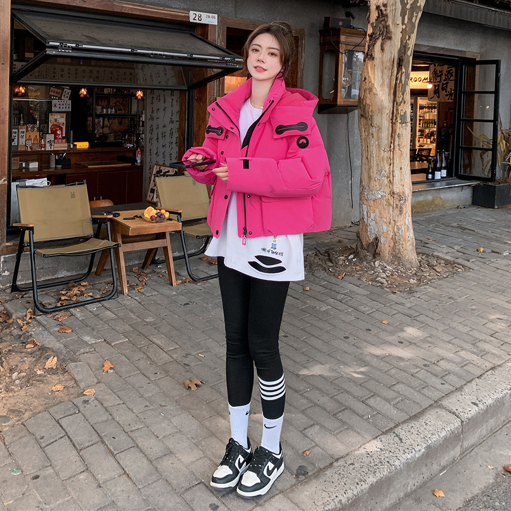今年流行爆款羽绒服女小个子外套