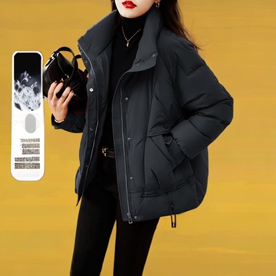 大码妈妈羽绒服女款2025新款加厚