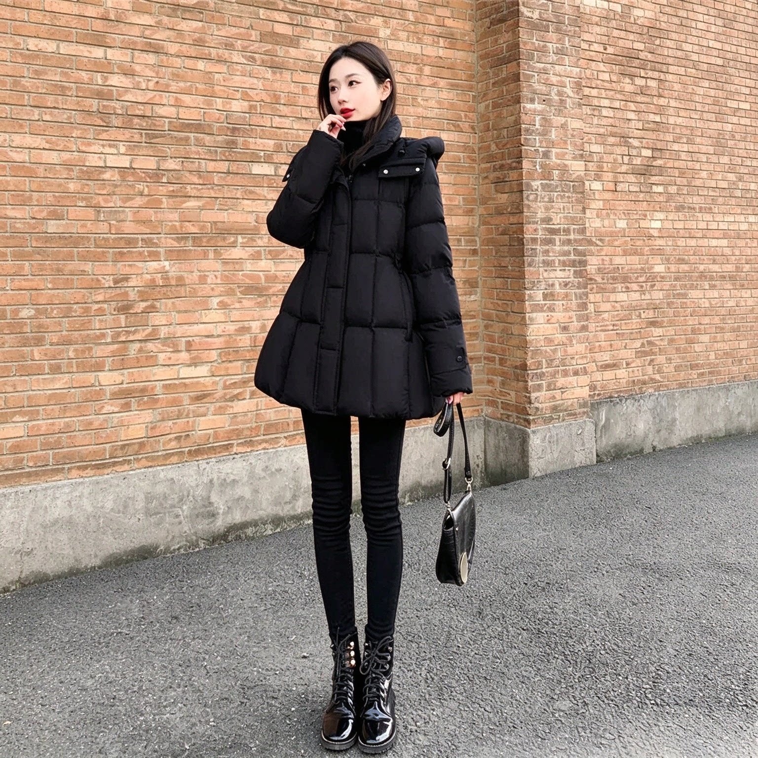 羽绒服女中长款2026年冬新款外套