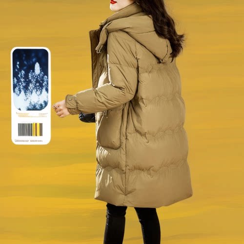 高端羽绒服女2025年新款中长款冬