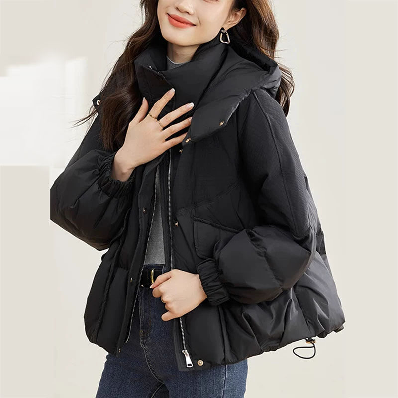 小香风羽绒服女2026年新款大袄潮