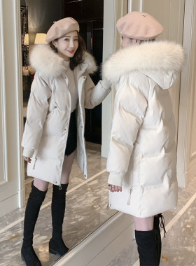 羽绒棉服女中长款2026年冬季新款
