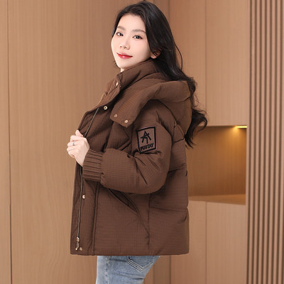 短款羽绒服女加厚保暖白鸭绒外套