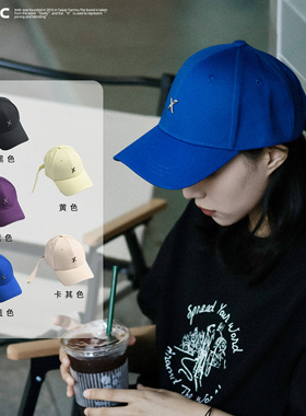 XOTIC官方 YOLO鸭舌帽长飘带户外日系棒球帽春夏小众刺绣户外通勤