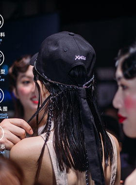 XOTIC官方 芒星金属飘带鸭舌帽小众个性束带帽遮阳棒球帽户外防晒