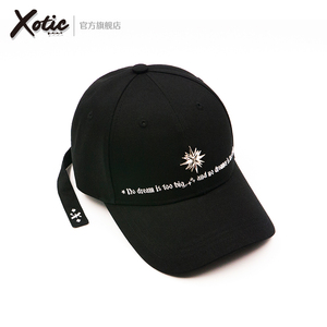 Xotic官方 十六芒星鸭舌帽刺绣男女遮阳户外潮牌防晒棒球帽春夏