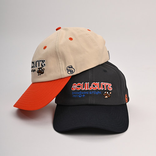 Xotic拼色刺绣户外出行鸭舌帽