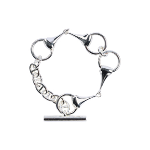 XOTIC官方 手环锌合金电镀银色饰品 oarism24AW马蹄扣手链街头个性