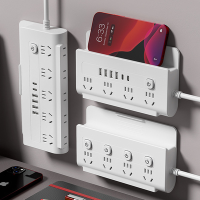 公正午防雷插座可爬墙插排保5年