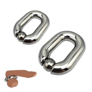Stainless Scrotum Stretch BDSM Ball Duty Heavy Male steel