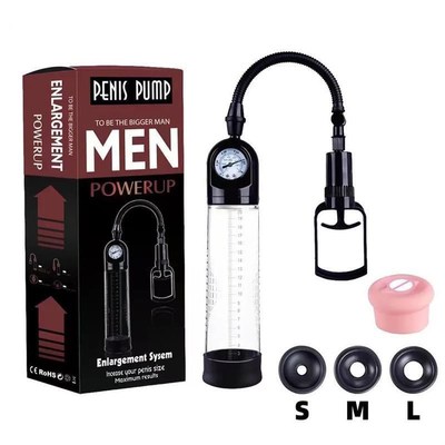 Penis Vacuum Pump with Manometer Tooys for Man Real Masturba