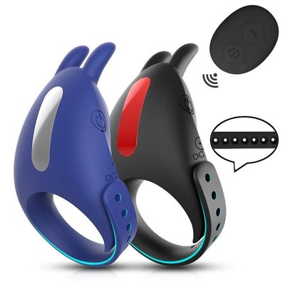 Adjustable Cock Ring for Men Vibrating Penis Ring Remote Con