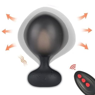 Male Anal Plug Prostate Massage Inflatable Expansion Wireles