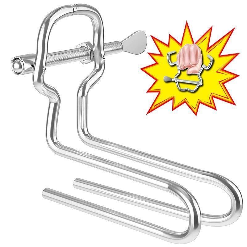 Stainless Steel Anal Vagina Spreader Expander Adjustable Anu