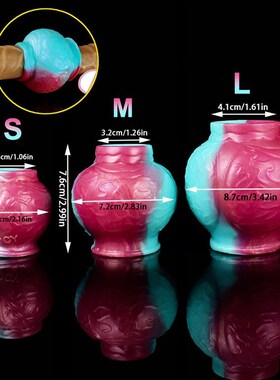 Reusable Male Penis Sleeve Cock Ring Dildo Enhancer Enlargem