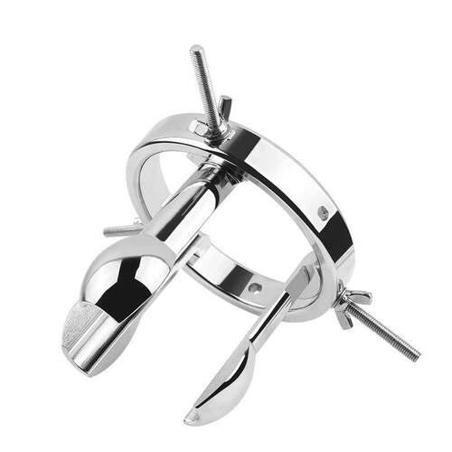 Anal Dilator Metal Adjustable Huge Butt Plug Vaginal Anus Ex