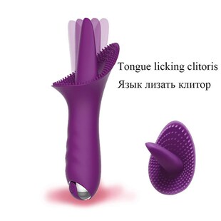Clitoris Stimulator Tongue Vibrator Dildo Sex Toys for Women
