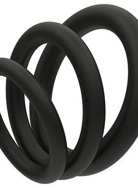 Silicone Penis Ring Set Sex Toys for Men 3Pc Silicone Lumino