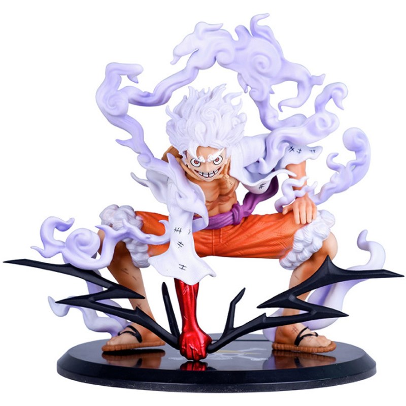 New One Piece Luffy Figure Doll Gear5 Statues gift toy