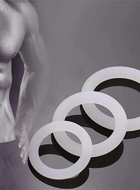 3pcs Male Luminous Penis Rings Smooth Silicone Delay Ejacula