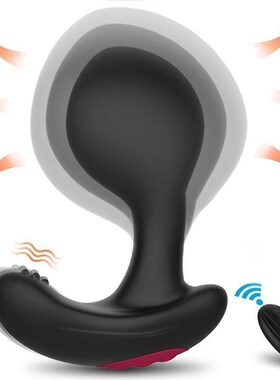 Wireless Remote Control Male Anal Plug Prostate Massage Vibr