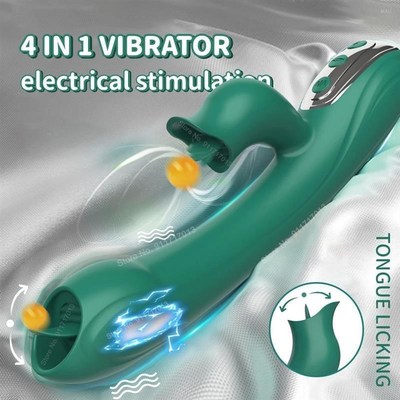 Rabbit Vibrator for Women Vagina G-Spot Nipple Clitoris Stim