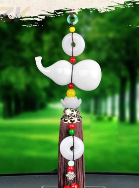 香水空心葫芦汽车挂件平安扣吊坠莲花车内吊坠水晶车吊饰高m9625