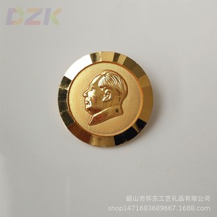 厂家毛主席像章伟人头像章纪念章精美像章徽章胸针m2850