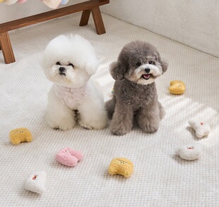 韩国Bennys毛绒系列玩具叫发声解压博美比熊泰迪宠物致正品代购