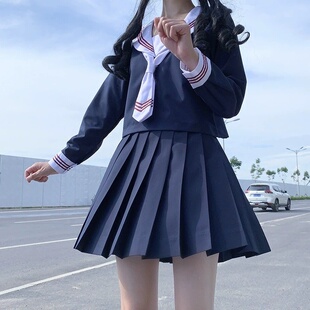 通勤法式 软妹服水手服套装 白领中间舞台演出服 日系高端JK制服