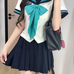 知半城【梨音学姐】原创正版jk制服学院风收腰款水手服套装学生夏