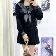 厂家原创正版 日系学院风黑灰配饰JK制服校服 十字樱刺绣水手服套装
