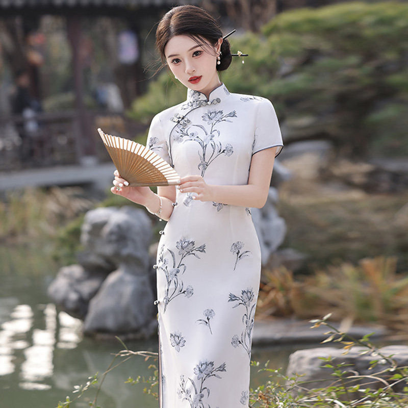 美人条现代改良年轻款女夏季旗袍