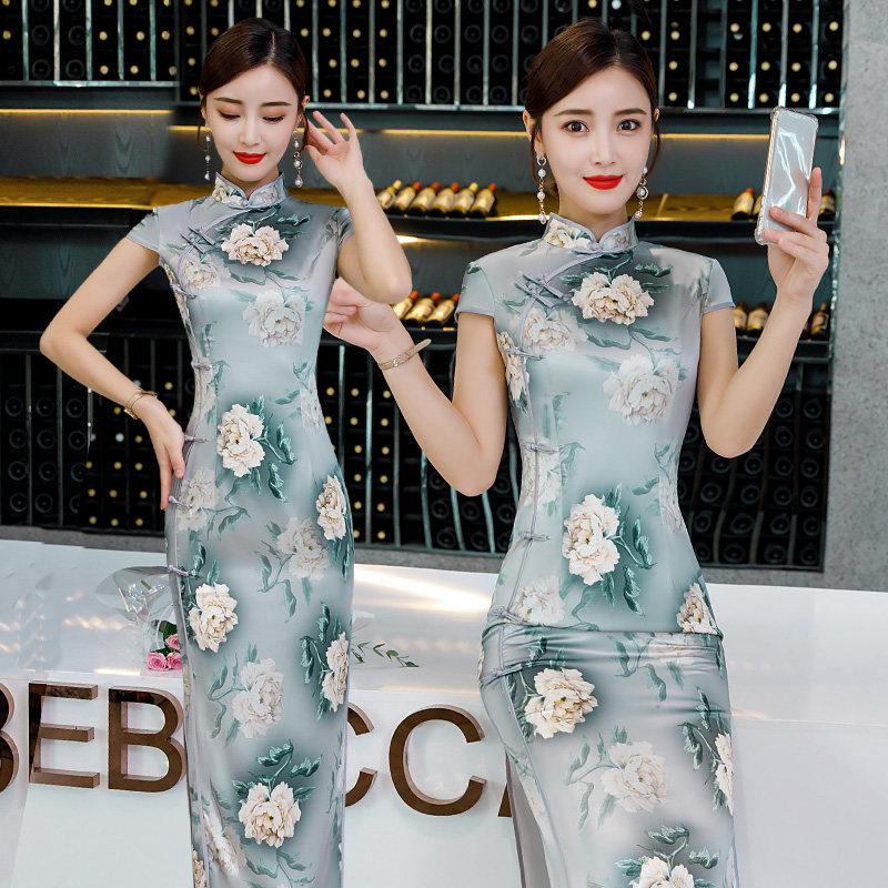 阿勇蚀骨旗袍改良版连衣裙女中国风2026年夏季新款年轻款时尚优雅