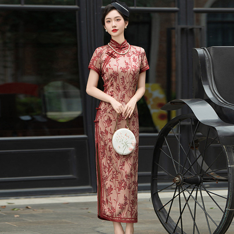 绫罗缎旗袍春2026新款中年妈妈装