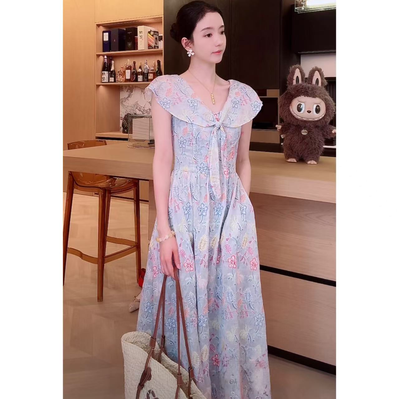 Zwinnie/詹维尼【海军领刺绣连衣裙】GYS202567