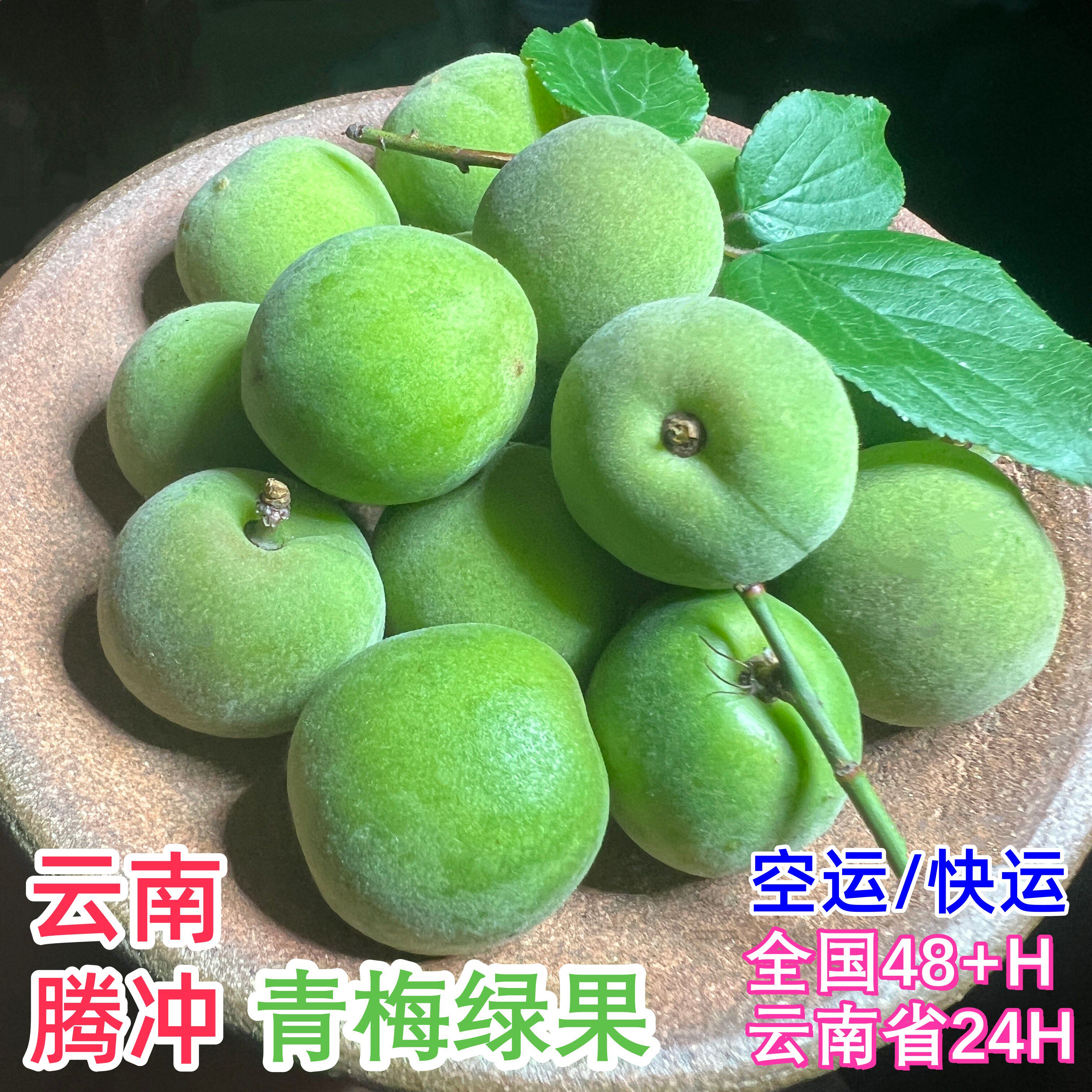 (空运快运)云南腾冲青梅老品种梅子盐梅现摘带糊辣子酸脆泡酒水果