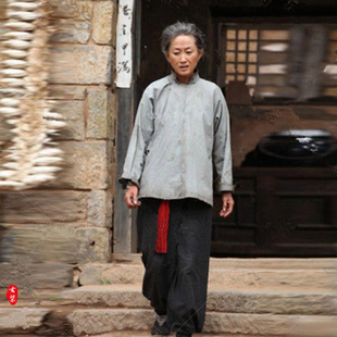 纯棉民国经典影视农民群演佣人村姑古装丫鬟演出老太太奶奶服装服