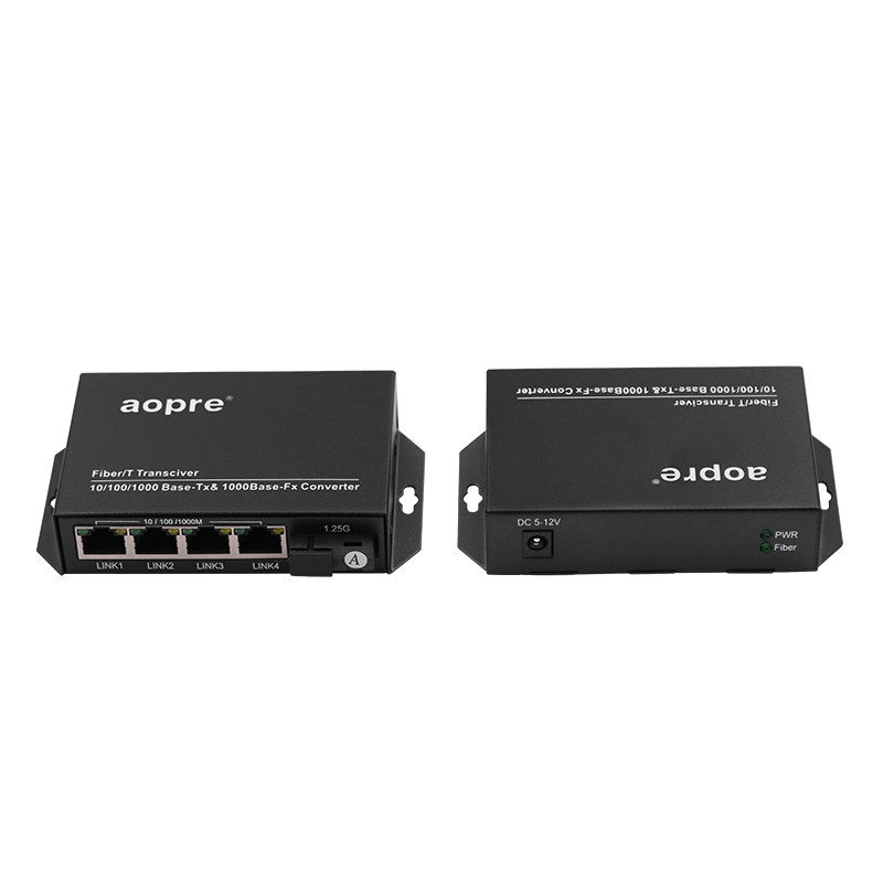千兆光纤收发器电单多模以太网